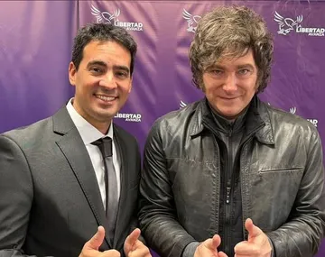 Adrián Ravier y Javier Milei