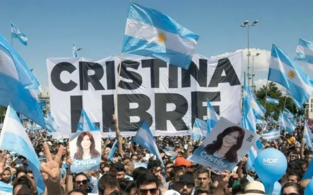 Imagen de la convocatoria al banderazo por la libertad de Cristina Fernández de Kirchner