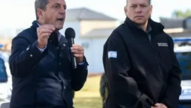 Sergio Berni y Sergio Massa en una imagen conjunta