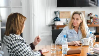 Karina Milei y Patricia Bullrich en la Casa Rosada