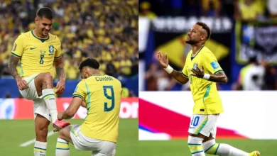 Imágenes del partido entre Brasil y Escocia en el Mundial