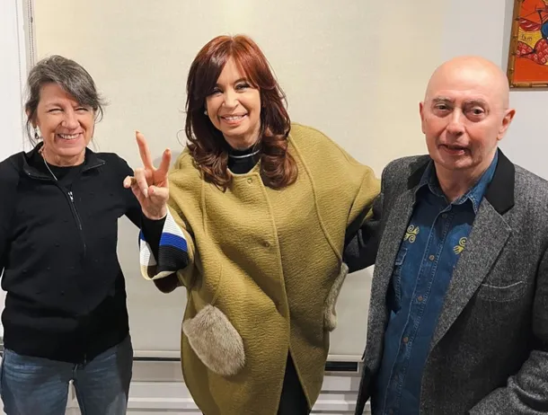Cristina Kirchner y Indio Solari en un evento musical