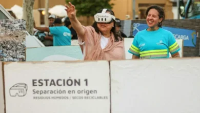 Imagen de la Isla Encantada del Parque Sarmiento con actividades de economía circular
