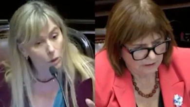 Juliana Di Tullio y Patricia Bullrich en el Senado