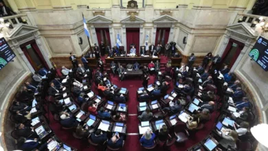 Manuel Adorni en el Congreso