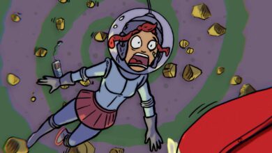 Imagen de una persona trabajando en una mesa con herramientas de animación
