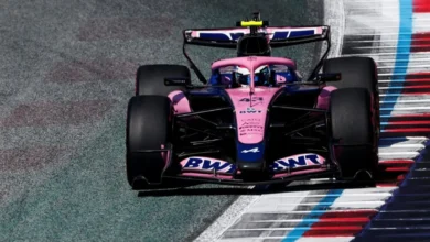 Franco Colapinto en la largada del GP de Austria