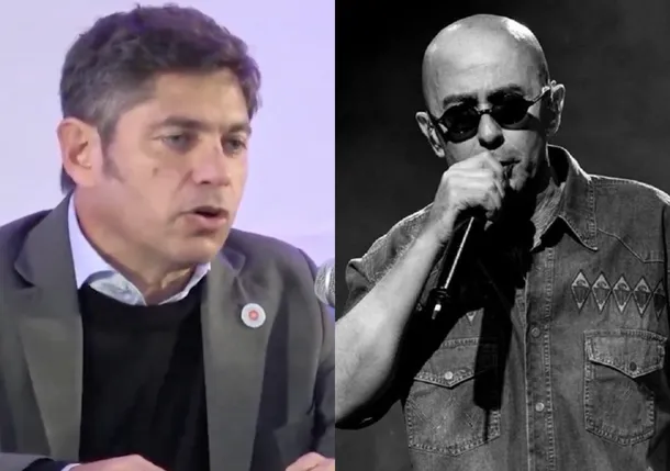 Axel Kicillof y la imagen de Indio Solari en la Universidad de La Plata