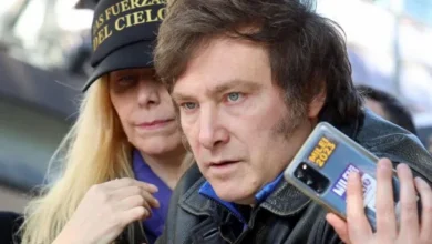 Karina Milei y Javier Milei en una imagen familiar