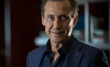 Jorge Valdano en un partido de fútbol