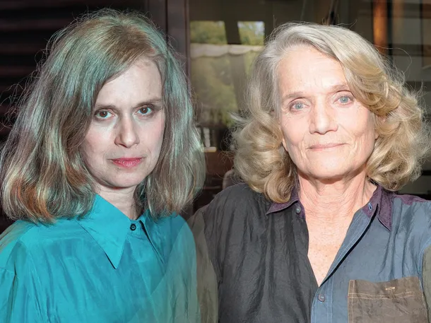 Juana Molina y Chunchuna Villafañe en un momento íntimo