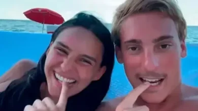 Juana Tinelli y Bautista Cuiña en una foto juntos