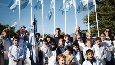 Kicillof en un acto conmemorativo del Día de la Bandera