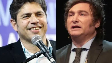 Imagen de Javier Milei y Axel Kicillof