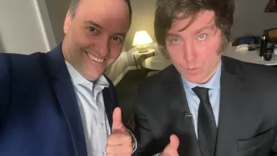 Javier Milei y Manuel Adorni en la Quinta de Olivos
