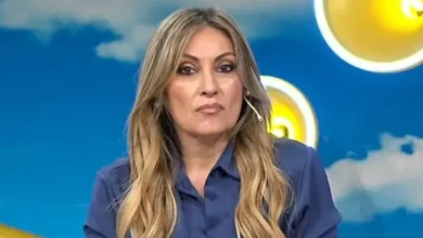 Imagen de Marcela Tauro durante una transmisión en vivo