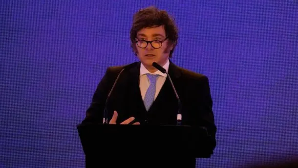 Javier Milei habla en la apertura del plenario de la Alianza Internacional para la Memoria del Holocausto