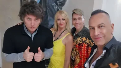 Roberto Piazza y Javier Milei en un evento anterior
