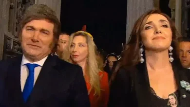 Javier Milei y Victoria Villarruel en un acto oficial