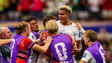 Imagen de los jugadores de Noruega celebrando su victoria en el Mundial 2026
