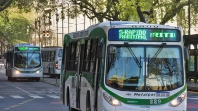 Choferes de colectivos en huelga