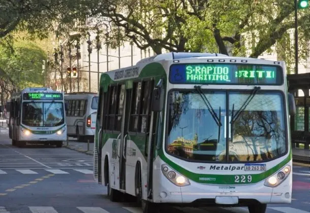 Choferes de colectivos en huelga