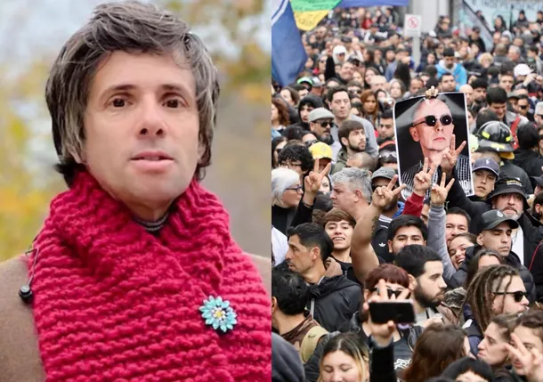 Robertito Funes Ugarte en una transmisión en vivo