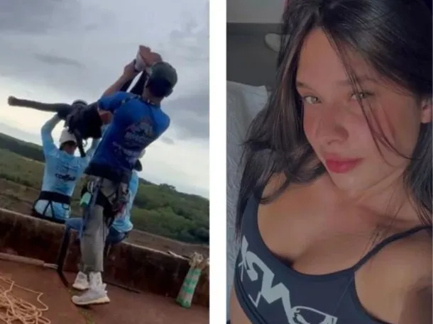 Imagen de un puente en Brasil donde ocurrió el trágico incidente de rope jump