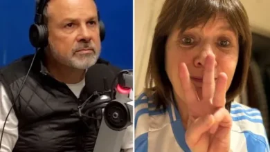 Patricia Bullrich y Gustavo Sylvestre en una foto polémica