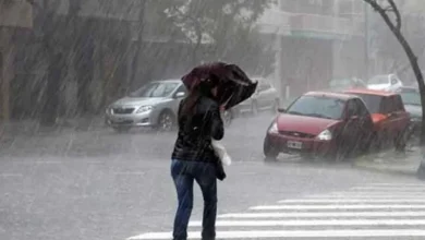 Imagen de una tormenta en Buenos Aires