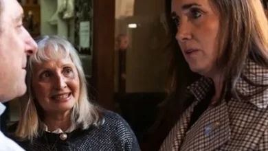 Foto de Victoria Villarruel y Javier Milei