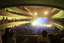 Imagen de un concierto de rock en el Teatro Real
