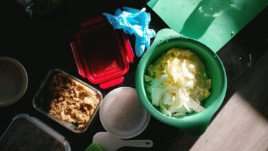 Imágenes de alimentos refrigerados de manera segura