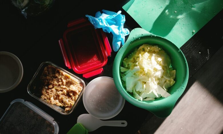 Imágenes de alimentos refrigerados de manera segura