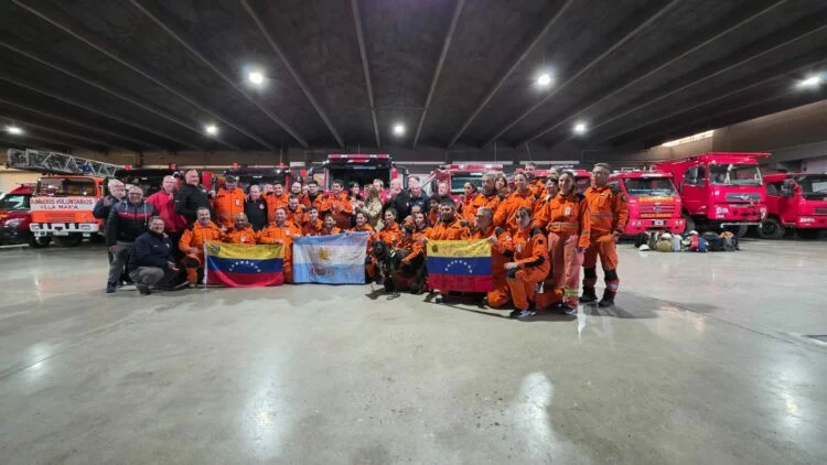 Miembros de la Brigada USAR ARG-10 regresan a Córdoba tras su misión en Venezuela