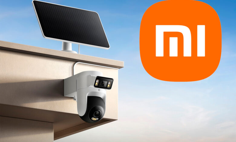Cámara de seguridad exterior autónoma sin WiFi de Xiaomi