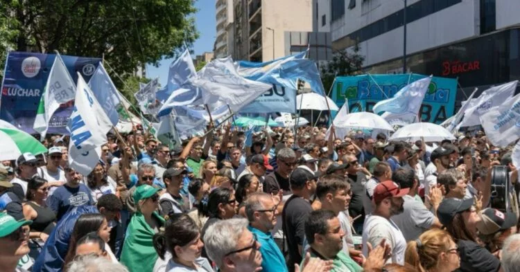 Protesta de gremios en Córdoba