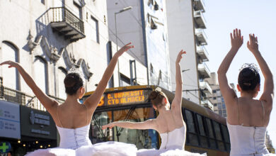 Danza en la calle en Córdoba durante las vacaciones de invierno