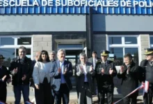 Estudiantes de la Escuela de Suboficiales de la Policía de Córdoba durante una formación práctica