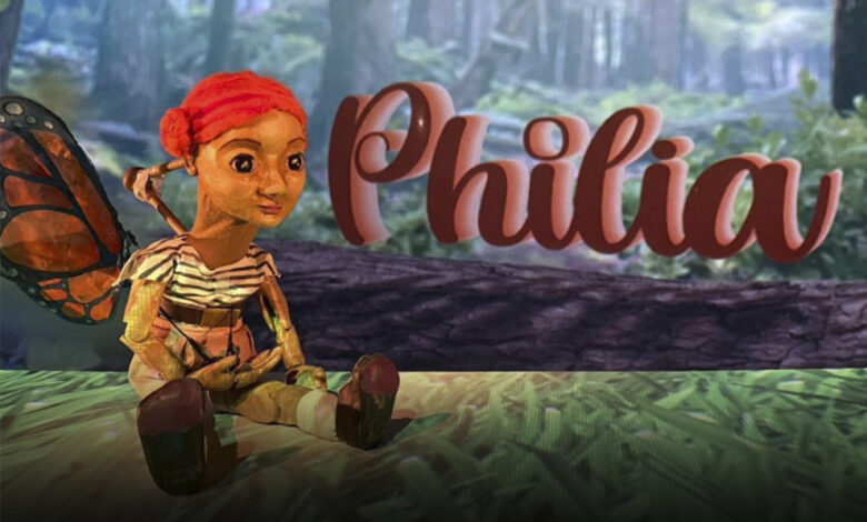 Imagen de la obra Philia en el Museo Palacio Dionisi