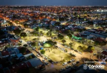 Imagen de la plaza Prusia en el barrio Industrial Oeste de Córdoba tras la transformación