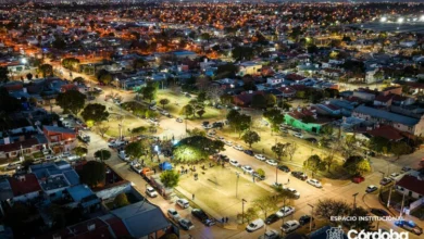 Imagen de la plaza Prusia en el barrio Industrial Oeste de Córdoba tras la transformación