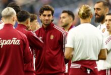 Imagen de la selección española y francesa en el estadio antes de la semifinal del Mundial 2026