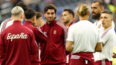 Imagen de la selección española y francesa en el estadio antes de la semifinal del Mundial 2026