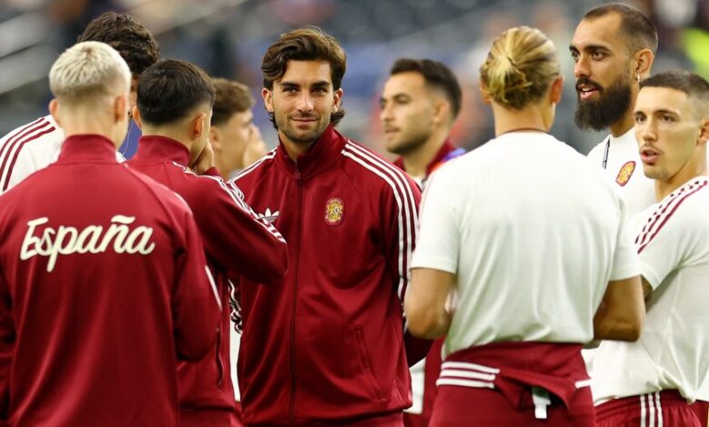 Imagen de la selección española y francesa en el estadio antes de la semifinal del Mundial 2026