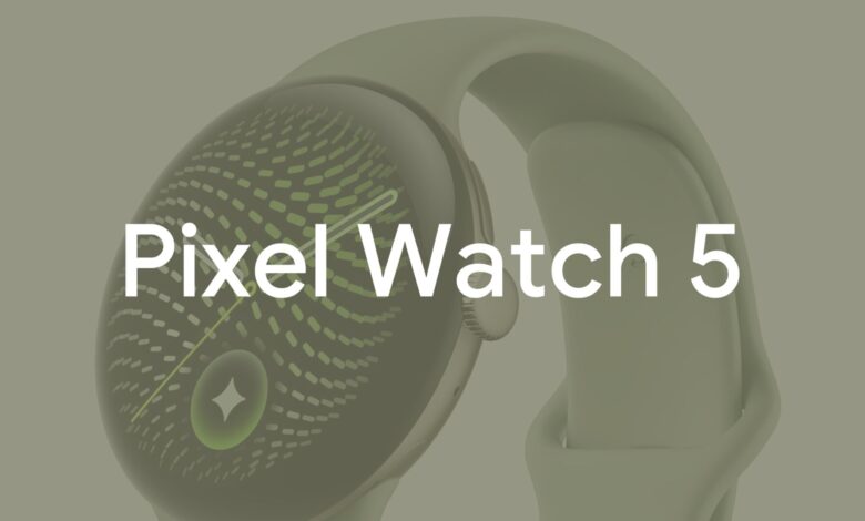 Imagen del Pixel Watch 5 en diferentes colores