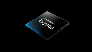 Imagen de un chip de RAM