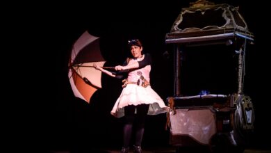 Imagen de un espectáculo de teatro itinerante en Córdoba