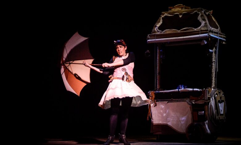Imagen de un espectáculo de teatro itinerante en Córdoba