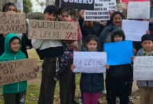Niños en un dispensario de Córdoba